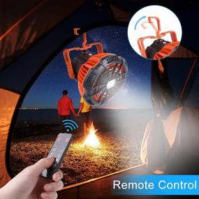 img 1 attached to ACVCY Rechargeable Camping Fan With LED Lantern And Remote Control - Powerful And Quiet Tent Fan For Optimized Camping Experience