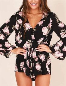 img 2 attached to Relipop Fashion Sleeves Playsuit Jumpsuit Women's Clothing ~ Jumpsuits, Rompers & Overalls