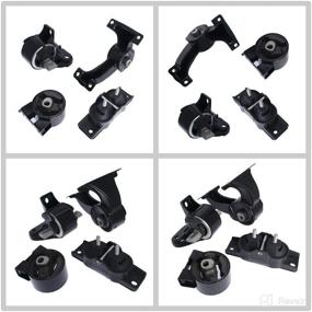 img 3 attached to Engine Motor & Trans Mount Set for 2009-2010 Dodge Journey 2.4L(FWD) 3.5L(at), 4-Pack - 3165, 3183, 3168, 3155