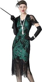 img 3 attached to Flapper Fringed Roaring Accessories XX Large Women's Clothing : Dresses