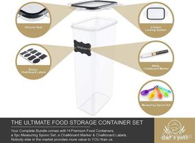 img 2 attached to Chefs Path Airtight Storage Container Storage & Organization ... Kitchen Storage & Organization