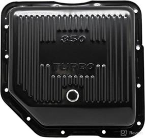 img 1 attached to 🔧 TH-350 Steel Transmission Pan (Deep Sump) - Black | Compatible/Replacement for Chevy/GM Turbo