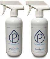99.9999% viruses eliminated: purefypro disinfectant spray - hospital grade, unscented, no residue suitable for all surfaces logo