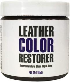 img 4 attached to 🔹 Revive and Restore your Leather and Vinyl with Leather Hero Color Restorer & Applicator - 4oz (Navy Blue)