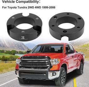 img 3 attached to Enhance Performance with X AUTOHAUX's 2.5 Inch Front Leveling Lift Kit for Toyota Tundra 2WD 4WD 1999-2006