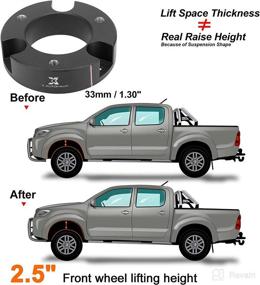 img 1 attached to Enhance Performance with X AUTOHAUX's 2.5 Inch Front Leveling Lift Kit for Toyota Tundra 2WD 4WD 1999-2006