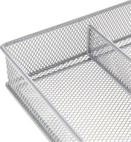 img 1 attached to 🗄️ Copco 2555-7872 Large 3-Part Mesh In-Drawer Utensil Organizer, 16.1 x 11.5-Inch