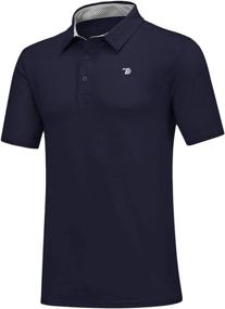 img 4 attached to Stay Cool On The Course: TBMPOY Men'S Quick-Dry Golf Polo In Short Or Long Sleeve