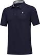 stay cool on the course: tbmpoy men's quick-dry golf polo in short or long sleeve logo