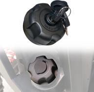 🔒 sukemichi locking gas cap for boat: anti-theft fuel door cover for polaris rz ranger 900 1000 xp pro xp sportsman - compatible with #5433687/5435534/5450389/5439075 логотип