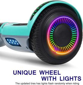 img 1 attached to 6.5" Self-Balancing Hoverboard Scooter With Bluetooth Speaker, LED Lights For Kids By Felimoda