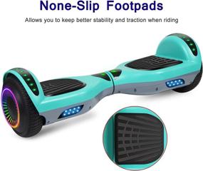 img 2 attached to 6.5" Self-Balancing Hoverboard Scooter With Bluetooth Speaker, LED Lights For Kids By Felimoda