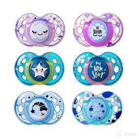 img 1 attached to 🍼 Tommee Tippee Closer to Nature Night Time Pacifier for Toddlers (Ages 18-36 Months) - 2 Count (Designs May Vary)