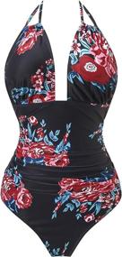 img 3 attached to I2CRAZY Swimsuit V Neckline Removable Slimming Women's Clothing ~ Swimsuits & Cover Ups