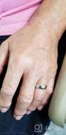 img 1 attached to 14K Solid Gold Wedding Rings By Wellingsale review by David Stover