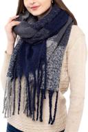 womens cashmere pashmina winter solid brown women's accessories via scarves & wraps логотип