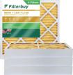 enhance indoor air quality with filterbuy 10x10x4 air filter - merv 11 allergen defense (4-pack) logo