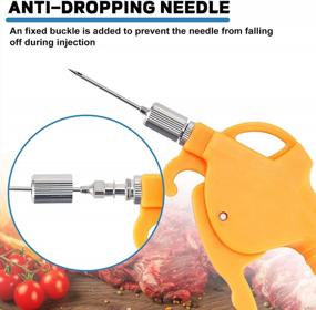img 2 attached to Effortlessly Inject Flavors Into Meat With 70W Electric Meat Injector Gun Pump And 10 Stainless Steel Needles - Perfect For Roast Turkey, Pork, And Beef!
