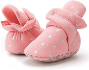 img 1 attached to 👶 Sawimlgy Newborn Booties Toddler Slipper Boys' Shoes - Boots: The Perfect Footwear for Little Adventurers