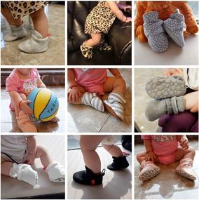 img 3 attached to 👶 Sawimlgy Newborn Booties Toddler Slipper Boys' Shoes - Boots: The Perfect Footwear for Little Adventurers