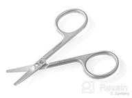 🏻 italian-made, curved blade stainless steel scissors for babies логотип