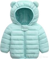 🧥 winter coats with hoods for baby boys and girls - lightweight puffer down jacket outwear logo