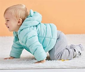 img 1 attached to 🧥 Winter Coats with Hoods for Baby Boys and Girls - Lightweight Puffer Down Jacket Outwear