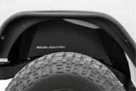 🚙 rough country rear inner fenders for 2007-2018 jeep wrangler jk - 10500: secure and stylish protection logo