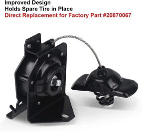 img 2 attached to WMPHE Spare Tire Hoist Chevy Silverado & GMC Sierra 1500 Replacement Carrier - Replaces #20870067 15703311 15866164 924-510