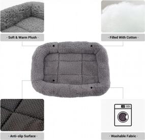 img 3 attached to Washable And Comfy Lesypet Small Dog Mat For Crates, Cats And Rabbits - Medium Size