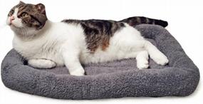 img 4 attached to Washable And Comfy Lesypet Small Dog Mat For Crates, Cats And Rabbits - Medium Size