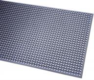 💧 premium anti-fatigue drainage workstation mat: durable rubber janitorial & sanitation supplies for floor mats & matting logo