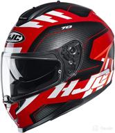 hjc helmets unisex adult sports medium motorcycle & powersports ... protective gear logo