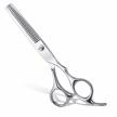 440c stainless steel professional barber hair thinning shears for men, women, kids and pets - znben trimming scissors logo