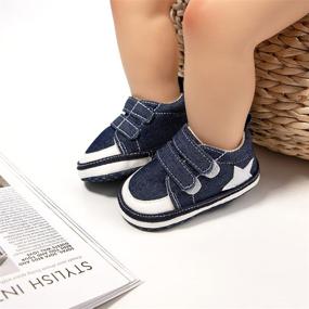 img 1 attached to Mybbay Infant Sneakers: Stylish Shoes for Newborn Boys at Sneakers Online Store