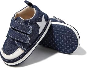 img 4 attached to Mybbay Infant Sneakers: Stylish Shoes for Newborn Boys at Sneakers Online Store