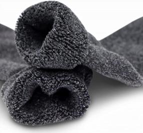 img 2 attached to Stay Cozy All Winter: YZKKE 3Pack Mens Super Thick Wool Warm Socks