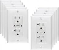 upgrade your home with the szict 6 pack usb wall outlet receptacle - ul-listed, high speed charging, tamper resistant design logo