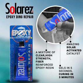 img 1 attached to Quick And Easy Ding Repair For Paddleboards And Surfboards With SOLAREZ UV Cure Epoxy Resin Kit!