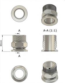 img 1 attached to 1" MNPT To KF25 Flange Fitting (ISO-KF QF25 NW25) - Bmotiontech 2PCS