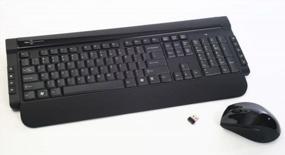 img 1 attached to Комбинация беспроводной клавиатуры и мыши Impecca: наслаждайтесь бесшовным подключением!