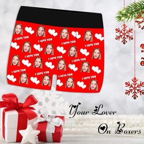 img 2 attached to Personalized Men'S Funny Boxer Briefs With Custom Face Print - Perfect Gift For Husband, Boyfriend, Or Boys