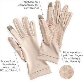 img 1 attached to 🧤 Coolibar Men's & Women's Gannett Gloves - Essential Accessories in the Gloves & Mittens Category