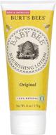 🐝 burt's bees baby bee nourishing lotion original 6-ounces, pack of 2 - hydrating baby skincare for gentle nourishment logo