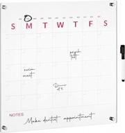 stay organized with mdesign's acrylic hanging wall calendar and planner - reusable and stylish for home, office, and study logo
