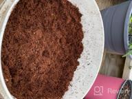 img 1 attached to Organic Coco Bliss - Low EC And PH Coconut Coir Pith For Healthy Plants And Gardens - OMRI Listed Potting Soil Substrate With 100% Natural Coconut Fibers (10 Blocks, 650 Grams) review by Juan White