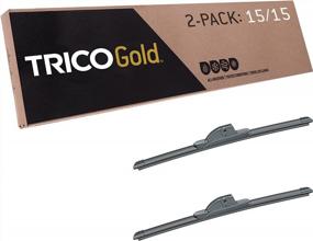 img 4 attached to Premium TRICO Gold® Windshield Wiper Blades - 15 Inch Pack Of 2 - Perfect Automotive Replacement Parts For My Car (18-1515) - Effortless DIY Installation And Exceptional Visibility On The Road