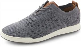 img 3 attached to Impress In Style With IZOD Men'S Grey Breeze Oxford Casual Shoes: Wingtip, Memory Foam And Canvas In Black