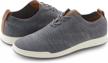 impress in style with izod men's grey breeze oxford casual shoes: wingtip, memory foam and canvas in black logo