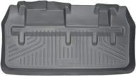 🌧️ husky liners weatherbeater series grey cargo liner 44042 for 2011-2020 toyota sienna with non-power folding 3rd row seats - 1 piece logo